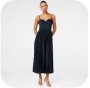 Pleated Midi Dress