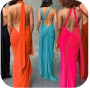 Hollow-Out Maxi Dress