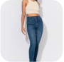 Women High-Waist Jeans